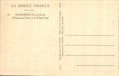 CPA Chartres the Old Post office and the Southern Gate