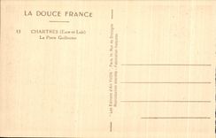 CPA Chartres the Guillaume Gate