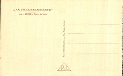 CPA the Reappearing City Rheims Edges of Vesle