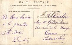 CPA el pequeno hijo de la poder general una inscriben a mi general Militaria Ange