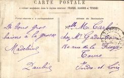 CPA y el general dan las grageas con los rasgones en los ojos Militaria Ange