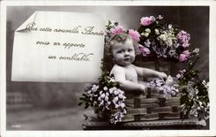 Bebe del nino de la fantasia de CPA