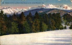 CPA Peiracava la gama alpestre vista del campo de Roman