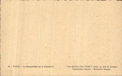 CPA Paris Bouquetiere Of the Madeleine