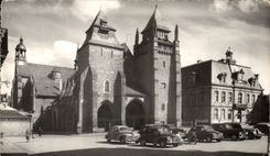 CPA Saint Brieuc the Cathedral and the Town hall
