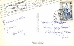 CPA Dinan Maison of the Pourcel mother Places Contribution