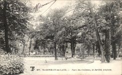 CPA St Germain En Laye Parc Du Chateau Le Jardin Anglais