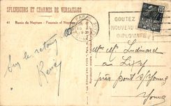 CPA Versailles Bassin De Neptune