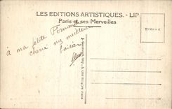 CPA Paris Parc Heap Naumachie Vaste Oval Basin Surrounds by a Colonnade