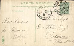 CPA Rouen the Large Clock