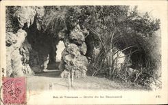 CPA Wood of Vincennes Cave of the lake Daumesnil