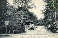 CPA Wood of Boulogne Entrance of the Garden of Acclimataion