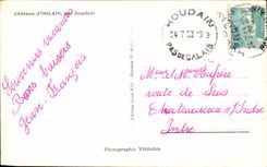 CPA Chateau D'Ohlain Par Houdain