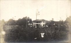CARTE PHOTO Maison coloniale