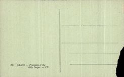 CPA Le Caire Procession Du Tapis Sacre Mahmel Egypte 