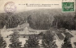CPA Saint Cloud Emplacement of the Castle Basins of the horseshoe and Saint Jean