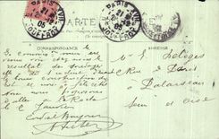 CPA Paris Island Saint Louis the Quay of Orleans and Notre Dame Barge