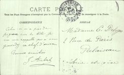 CPA Paris Le Monument de Guy de Maupassant