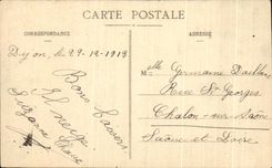 CPA Dijon Apse Of the Church Saint Benign