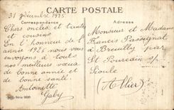 CPA Fantaisie Fleurs Village 