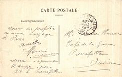 CPA Religious Fantasy Children Hoop