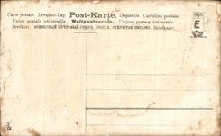 CPA Fantasy New year 1908 Flowers Swallow Clover