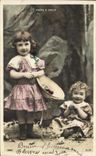 CPA Fantaisie Enfants Frere et soeur 