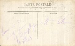 CPA Lourdes the Castle and Mountains