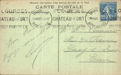 CPA Lourdes the Illuminee Basilica