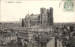 CPA Rheims Panorama