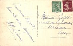 CPA Tours Place de l'Hotel de Ville de la rue de Grammont