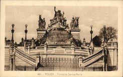 CPA Rouen Fountain Sainte Marie