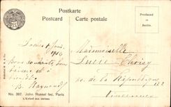 CPA John Russel fec Paris l'enfant aux cerises