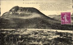 CPA Puy De Dome seen of its northern face