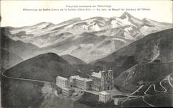 CPA exclusive Property of Peterinage Of Our Lady of Salette With far Mountain from Devoluy and Obiou