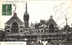 El benedictino de CPA tiene reten externo de Fecamp Vue del jardin publico