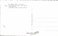 CPA the Beautiful French Alps Villard of lans View On the right Moucherolle