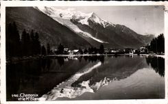 CPA Chamonix And the Mr Blanc