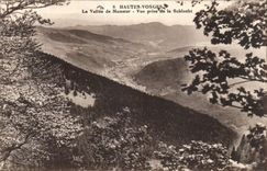 CPA the High Vosges the Valley De Munster Seen from Of Schlucht