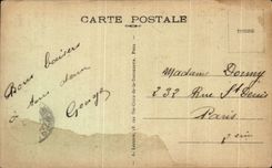 CPA Castle of Chantilly the Gate Saint Denis and Stables