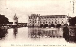 CPA Castle of Chenonceaux Western Frontage on Expensive