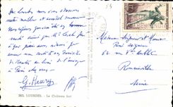 CPA Lourdes the strong Castle