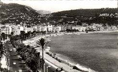 CPA la dimension Niza de la caminata azul del ingles