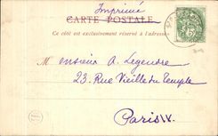 CPA Chateau de Chambord Vue prise a l'Ouest 