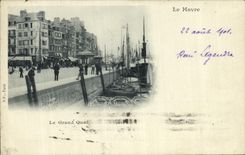 CPA Le Havre the Large Quay Boats