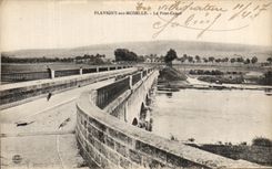 CPA Flavigny on the Moselle the Bridge Canal