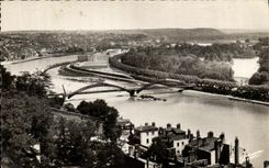 CPA Lyon View on the Park the Bridge of the Loop and the Palate of the Fair