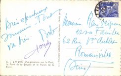 CPA Lyon View on the Park the Bridge of the Loop and the Palate of the Fair