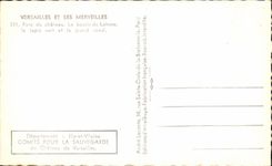 CPA Versailles And Its Wonders Park of the Castle the basin of Latone the green carpet and the large canal