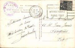 CPA the Basilica of the Sacring Heart and the Monumental Staircase Montmartre Paris